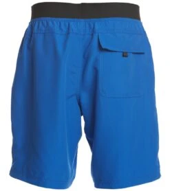 PrAna Men's Mojo Yoga Shorts Island Blue Bungalow -Pranty Yoga Shop 1739999936547 islandbluebungalow 3a