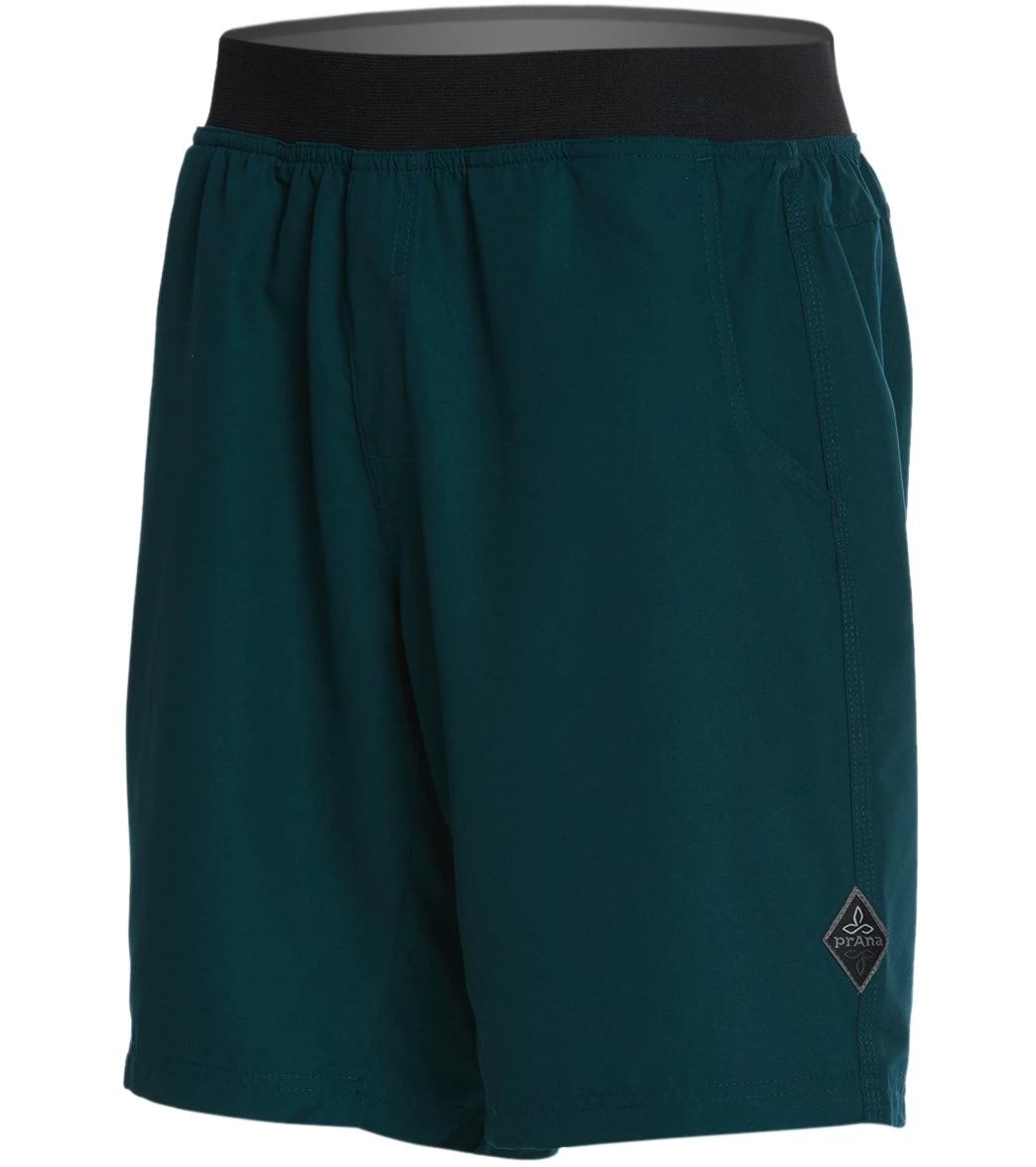 PrAna Men's Mojo Yoga Shorts Highland Green 5 PrAna Men's Mojo Yoga Shorts Highland Green - Image 3