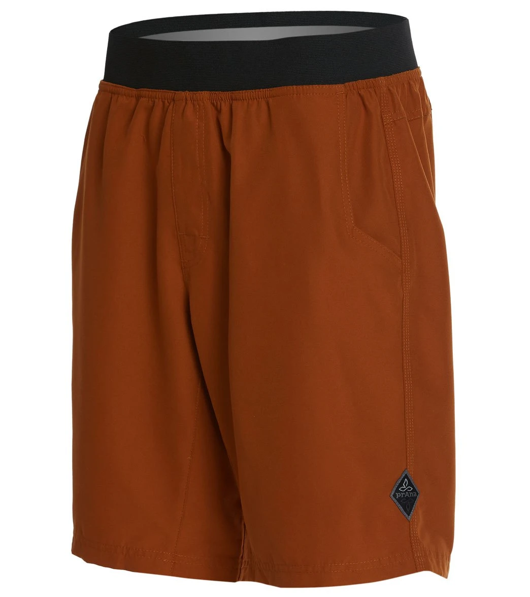 PrAna Men's Mojo Yoga Shorts Burnt Caramel 5 PrAna Men's Mojo Yoga Shorts Burnt Caramel - Image 3