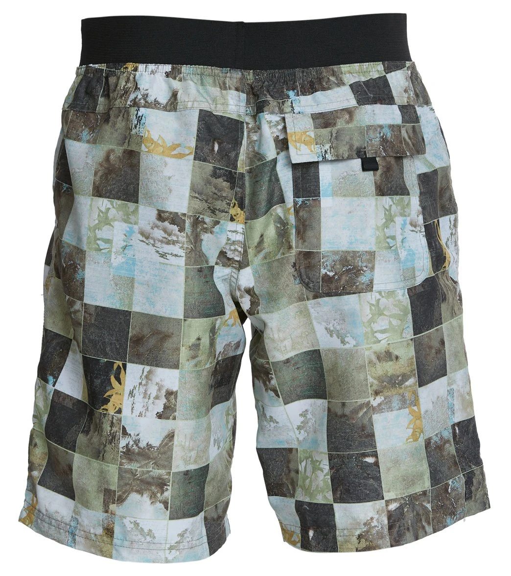 PrAna Men's Mojo Yoga Shorts Dark Khaki Bungalow 4 PrAna Men's Mojo Yoga Shorts Dark Khaki Bungalow - Image 2