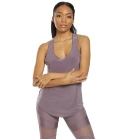 Onzie Lightweight Glossy Flow Yoga Tank Top Purple Haze -Pranty Yoga Shop 1740033425443 purplehaze