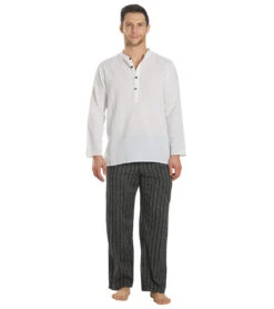 Yak & Yeti Men's Cotton Yoga Pants -Pranty Yoga Shop 1740055838755 black 4a