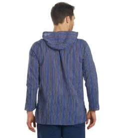 Yak & Yeti Men's Cotton Long Sleeve -Pranty Yoga Shop 1740066783267 blue 3a