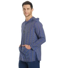Yak & Yeti Men's Cotton Long Sleeve Blue -Pranty Yoga Shop 1740066783267 blue 5a 1