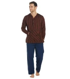 Yak & Yeti Men's Cotton Long Sleeve -Pranty Yoga Shop 1740066979875 maroon 4a