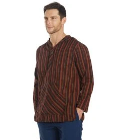 Yak & Yeti Men's Cotton Long Sleeve -Pranty Yoga Shop 1740066979875 maroon 5a