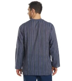 Yak & Yeti Men's Bohemian Long Sleeve -Pranty Yoga Shop 1740075925539 blue 3a