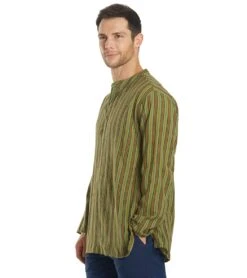 Yak & Yeti Men's Bohemian Long Sleeve -Pranty Yoga Shop 1740076285987 green 5a