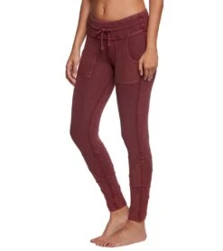 Free People Movement Kyoto Workout Leggings Wine