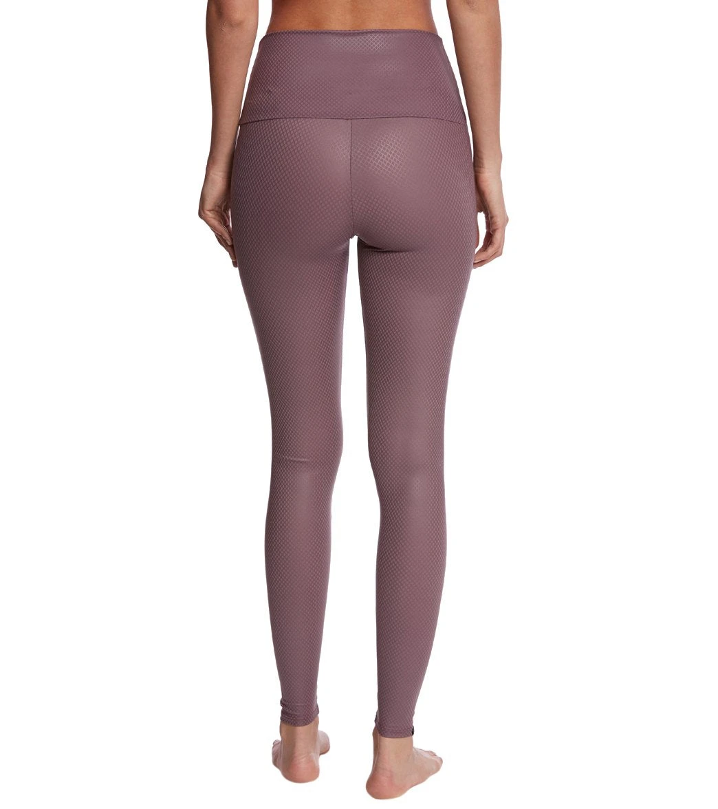 Onzie High Waisted Yoga Leggings Purple Haze Fishnet 4 Onzie High Waisted Yoga Leggings Purple Haze Fishnet - Image 2