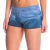 Hard Tail Booty Yoga Shorts Blue Side Circle -Pranty Yoga Shop 1740087951395 bluesidecircle 2a