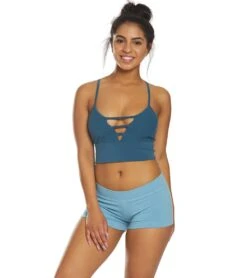 Hard Tail Booty Yoga Shorts Agave -Pranty Yoga Shop 1740090834979 agave 4a