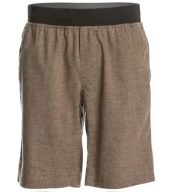 PrAna Men's Vaha Shorts Brown Herringbone -Pranty Yoga Shop 1740091326499 brownherringbone