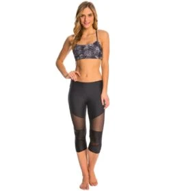 Onzie Cut Out Yoga Capris -Pranty Yoga Shop 1740093194275 blackblackmesh 4a