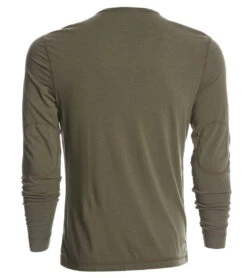 Vuori Men's Ever Henley -Pranty Yoga Shop 1740094930979 olive 3a