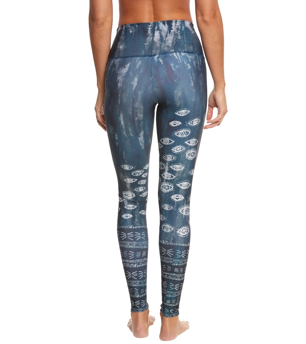 Onzie High Waisted Graphic Yoga Leggings Lucky Eye 4 Onzie High Waisted Graphic Yoga Leggings Lucky Eye - Image 2