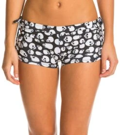 Onzie Side String Yoga Shorts Skull -Pranty Yoga Shop 1740097093667 skull