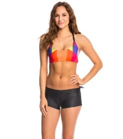 Onzie Side String Yoga Shorts Glam Oho -Pranty Yoga Shop 1740101287971 glamoho 4a