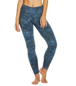 Hard Tail High Waisted Cotton Ankle Yoga Leggings Grey Blue Reverse Lava Wash -Pranty Yoga Shop 1740106137635 greybluereverselavawash