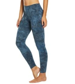 Hard Tail High Waisted Cotton Ankle Yoga Leggings Grey Blue Reverse Lava Wash -Pranty Yoga Shop 1740106137635 greybluereverselavawash 5a