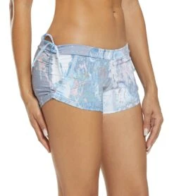Onzie Side String Yoga Shorts Love Stone