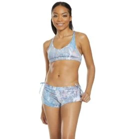 Onzie Side String Yoga Shorts Love Stone -Pranty Yoga Shop 1740106792995 lovestone 4a