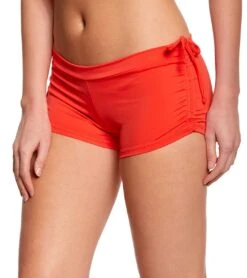 Onzie Side String Yoga Shorts Hot Coral -Pranty Yoga Shop 1740117409827 hotcoral