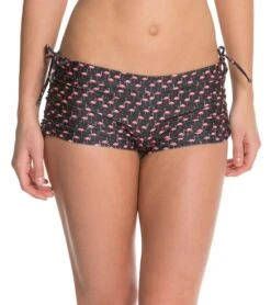 Onzie Side String Yoga Shorts Flamingo -Pranty Yoga Shop 1740118097955 flamingo