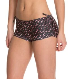 Onzie Side String Yoga Shorts Flamingo