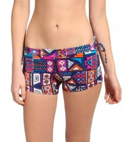 Onzie Side String Yoga Shorts Aztec -Pranty Yoga Shop 1740118589475 aztec