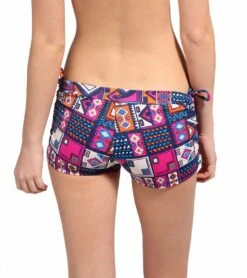 Onzie Side String Yoga Shorts Aztec -Pranty Yoga Shop 1740118589475 aztec 4a