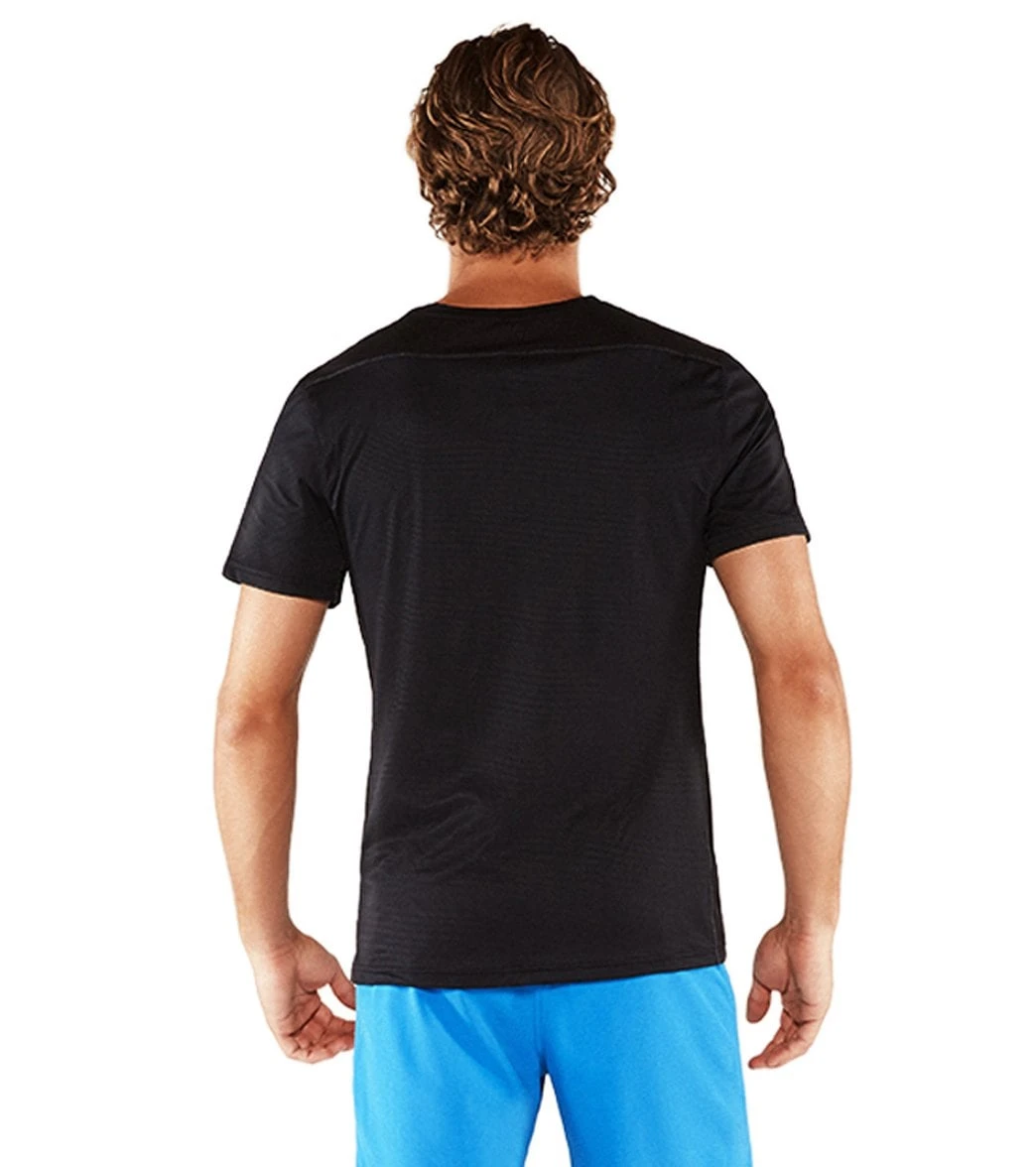 Manduka Men's Minimalist 2.0 Tee Black 3 Manduka Men's Minimalist 2.0 Tee Black