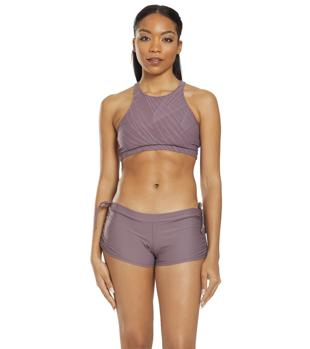 Onzie Side String Yoga Shorts Purple Haze 5 Onzie Side String Yoga Shorts Purple Haze - Image 3