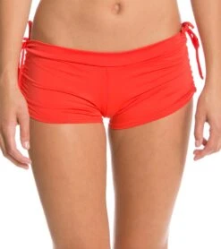 Onzie Side String Yoga Shorts Red -Pranty Yoga Shop 1740122128419 red