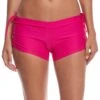 Onzie Side String Yoga Shorts Summer Rose -Pranty Yoga Shop 1740123799587 summerrose 2a