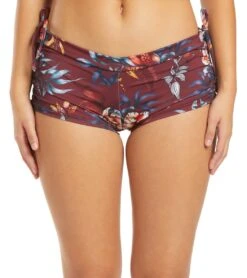 Onzie Side String Yoga Shorts Majestic Floral -Pranty Yoga Shop 1740124127267 majesticfloral