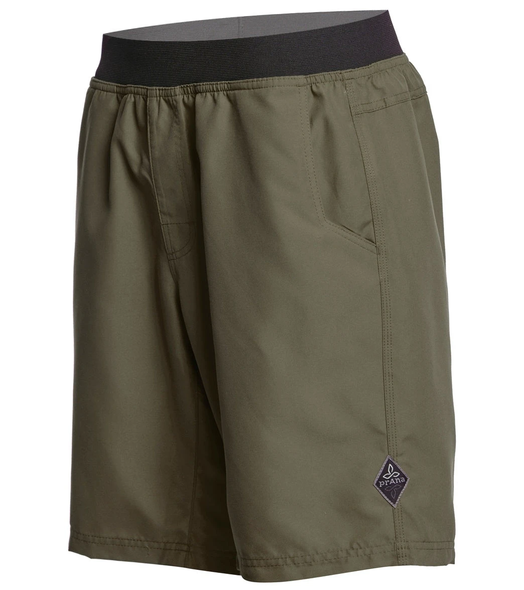PrAna Men's Super Mojo Yoga Shorts Dark Olive 3 PrAna Men's Super Mojo Yoga Shorts Dark Olive