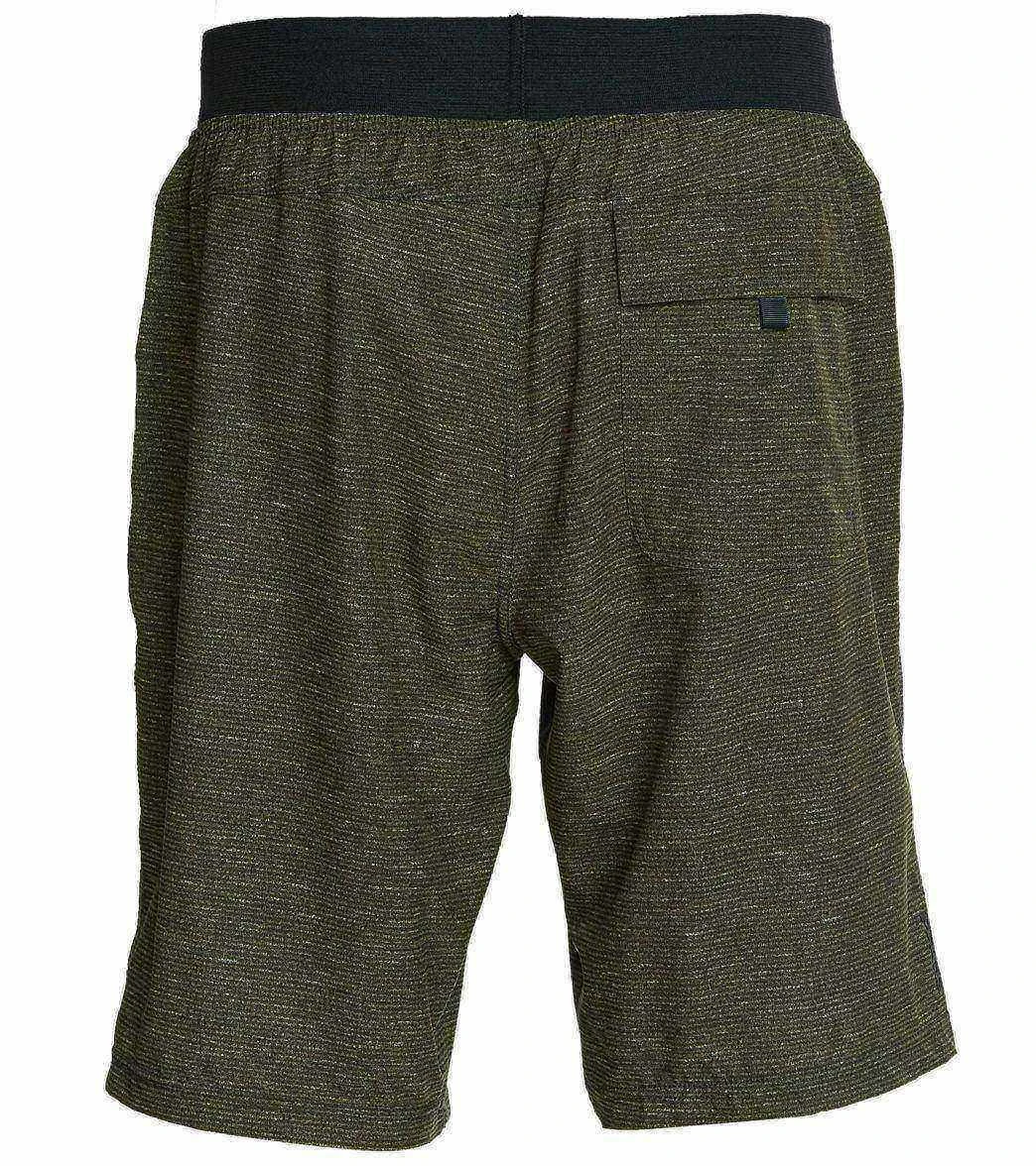 PrAna Men's Super Mojo Yoga Shorts Green Trek 4 PrAna Men's Super Mojo Yoga Shorts Green Trek - Image 2