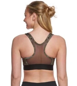 Onzie Elastic Band Yoga Sports Bra Moss Camo -Pranty Yoga Shop 1740127010851 mosscamo 3a