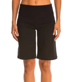 Marika Becca Tummy Control Bermuda Shorts Black -Pranty Yoga Shop 1740130811939 black