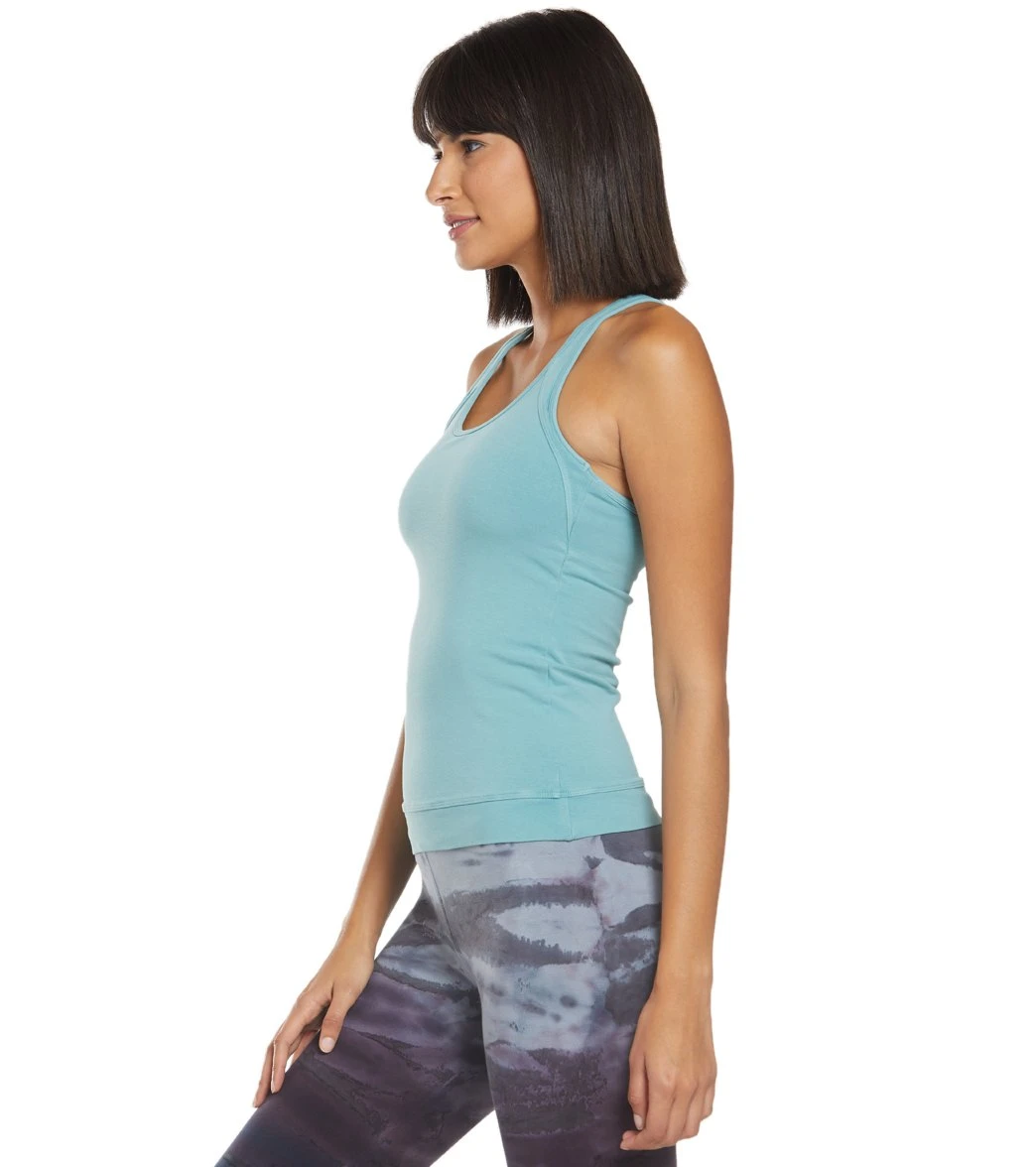 Hard Tail Tear Drop Yoga Tank Top Agave 6 Hard Tail Tear Drop Yoga Tank Top Agave - Image 4