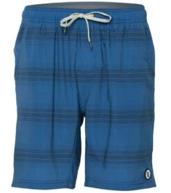 Vuori Men's Kore Yoga Shorts Sea Charcoal Stripe -Pranty Yoga Shop 1740132286499 seacharcoalstripe