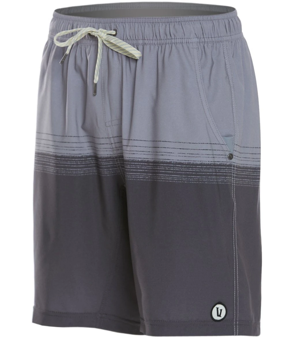 Vuori Men's Kore Yoga Shorts Charcoal Fade 3 Vuori Men's Kore Yoga Shorts Charcoal Fade