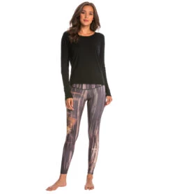 Onzie Drapey V-back Long Sleeve Coverup Black 8 Onzie Drapey V-back Long Sleeve Coverup Black -Pranty Yoga Shop 1740134154275 black 4a