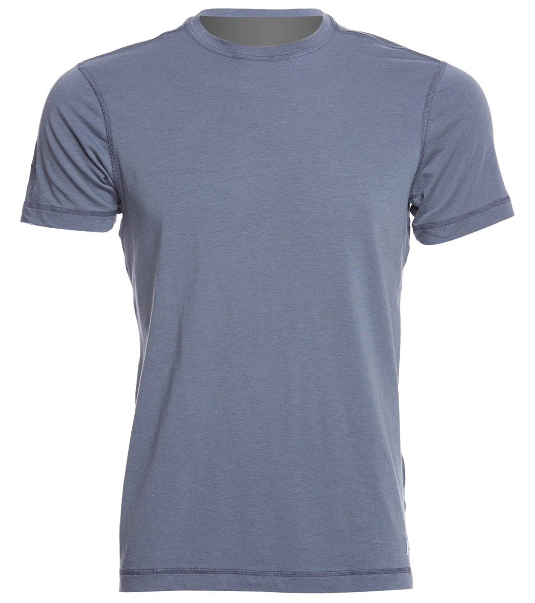 Vuori Men's Tuvalu Stretch Tee Azure 5 Vuori Men's Tuvalu Stretch Tee Azure - Image 3