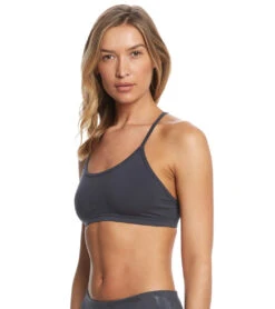 Hard Tail Diamond Back Layer Bra Dark Knight