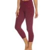 Beyond Yoga Spacedye High Waisted Yoga Capris Black-Plumberry -Pranty Yoga Shop 1740146049059 blackplumberry 2a