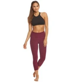 Beyond Yoga Spacedye High Waisted Yoga Capris Black-Plumberry 9 Beyond Yoga Spacedye High Waisted Yoga Capris Black-Plumberry -Pranty Yoga Shop 1740146049059 blackplumberry 4a