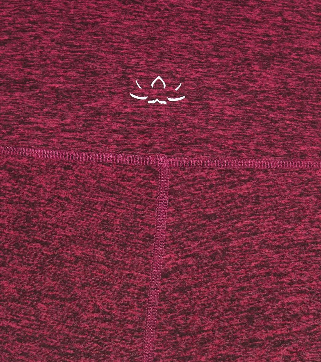 Beyond Yoga Spacedye High Waisted Yoga Capris Black-Plumberry 6 Beyond Yoga Spacedye High Waisted Yoga Capris Black-Plumberry - Image 4