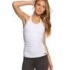 Hard Tail Double Cross Support Tank White -Pranty Yoga Shop 1740152111139 white 2a
